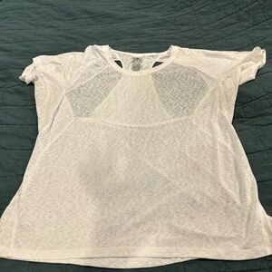 Women's White Sheer Top